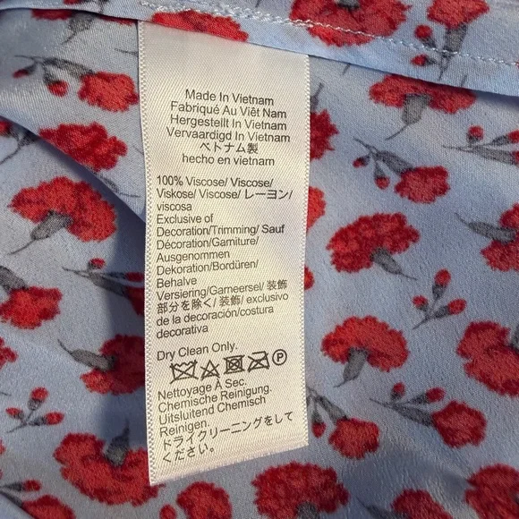 Jcrew X Route  poeme skirt in carnation print size small NWT - Picture 9 of 11